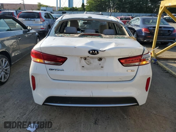 2017 Kia Optima Hybrid with VIN KNAGT4LEXH5009577, listed as a Copart auction lot 63795874 with 185,976 mi miles and Salvage Title. Bid and sale history available at carsss.com. Image 6.