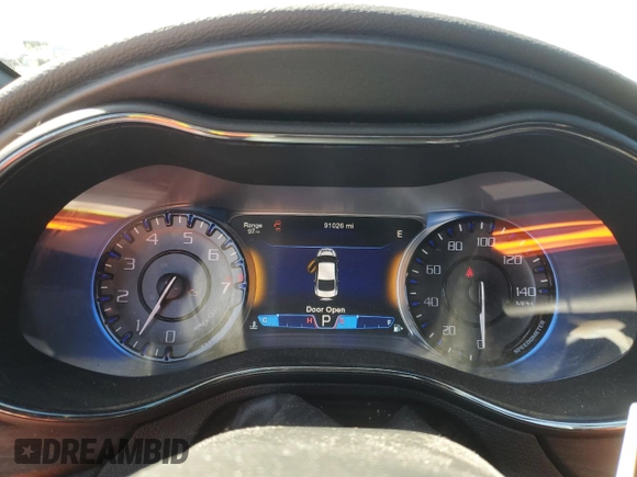 2015 Chrysler 200 S with VIN 1C3CCCBG1FN757019, listed as a Copart auction lot 53705525 with 91,026 mi miles and Salvage Title. Bid and sale history available at carsss.com. Image 9.