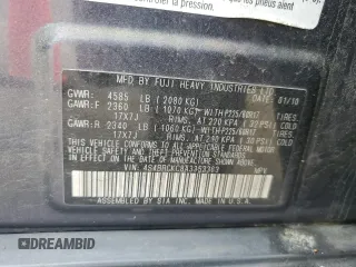 2010 Subaru Outback Limited Power Moon with VIN 4S4BRCKC8A3353363, listed as a Copart auction lot 57127685 with 147,772 mi miles and Salvage title. Bid and sale history available at DreamBid. Image 13.
