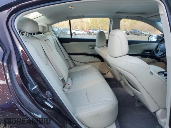2015 Acura RLX Technology with VIN JH4KC1F5XFC001297, listed as a Copart auction lot 41814825 with 102,801 mi miles and Salvage title. Bid and sale history available at DreamBid. Image 10.