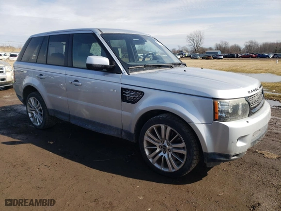 2012 Land Rover Range Rover Sport HSE LUX with VIN SALSK2D45CA739514, listed as a Copart auction lot 47838395 with 130,719 mi miles and Salvage Title. Bid and sale history available at carsss.com. Image 4.
