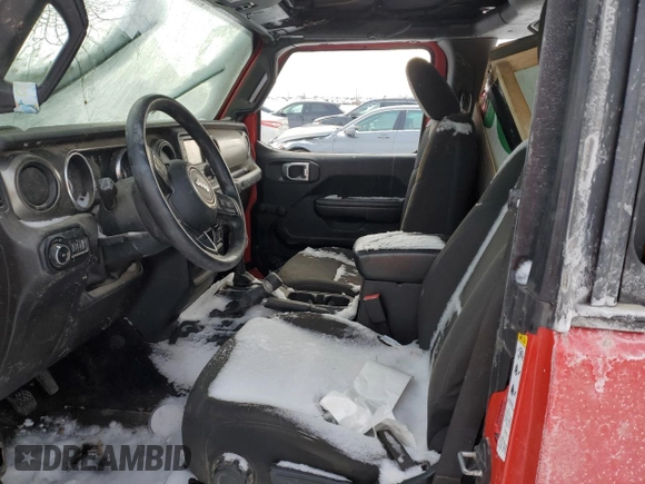 2018 Jeep Wrangler Sport with VIN 1C4GJXAG8JW167544, listed as a Copart auction lot 87440684 with 139,214 mi miles and Salvage Title. Bid and sale history available at carsss.com. Image 7.