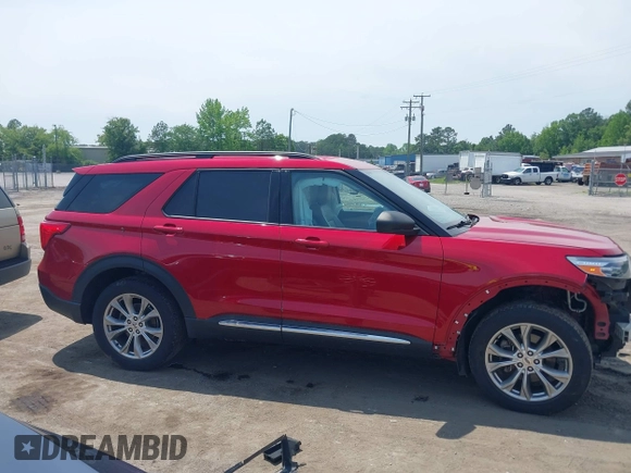 2020 Ford Explorer XLT z VIN 1FMSK8DH8LGC87225, wystawiony jako IAAI lot #42295557 z przebiegiem 110 237 mil mil oraz . Historia ofert i sprzedaży dostępna na DreamBid. Obrazek 13.