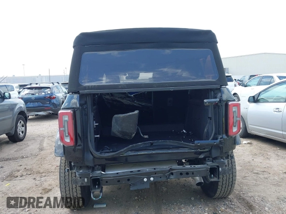 2024 Ford Bronco Outer Banks with VIN 1FMEE8BP5RLA45717, listed as a IAAI auction lot 42281416 with 7,378 mi miles and . Bid and sale history available at DreamBid. Image 17.