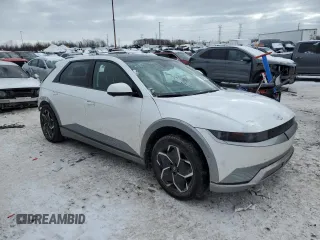 2023 Hyundai Ioniq 5 Limited with VIN KM8KR4AE6PU223741, listed as a Copart auction lot 46472595 with 12,559 mi miles and Salvage title. Bid and sale history available at DreamBid. Image 4.