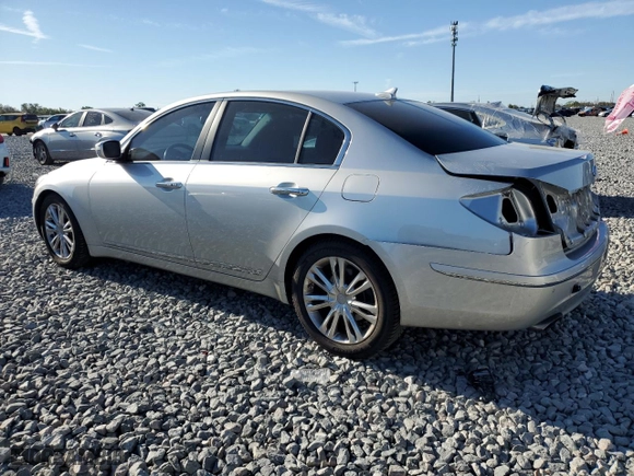 2009 Hyundai Genesis with VIN KMHGC46F69U055627, listed as a Copart auction lot 49956565 with 108,182 mi miles and Non Repairable. Bid and sale history available at carsss.com. Image 2.