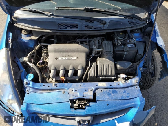2008 Honda Fit Sport with VIN JHMGD38608S074109, listed as a Copart auction lot 53583795 with 0 mi miles and Salvage Title. Bid and sale history available at carsss.com. Image 11.