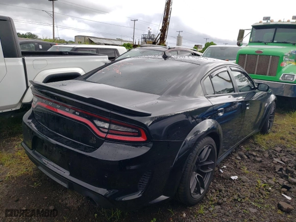 2021 Dodge Charger Scat Pack Widebody with VIN 2C3CDXGJ0MH602783, listed as a Copart auction lot 72753684 with 28,625 mi miles and Clean Title. Bid and sale history available at carsss.com. Image 3.