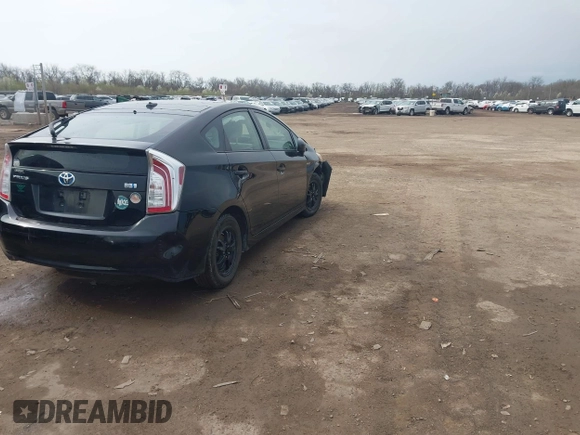 2013 Toyota Prius One with VIN JTDKN3DU6D5609983, listed as a IAAI auction lot 41929769 with 147,987 mi miles. Bid and sale history available at carsss.com. Image 4.