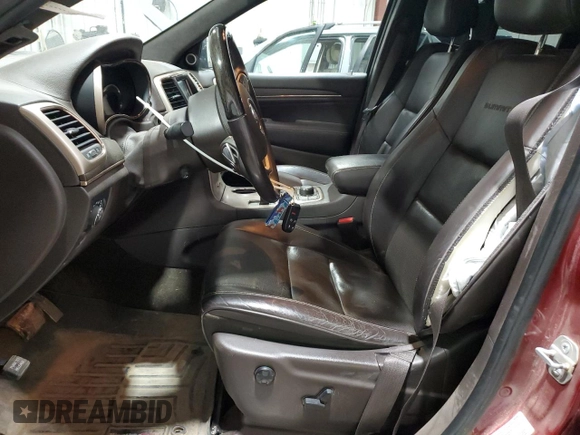2015 Jeep Grand Cherokee Summit with VIN 1C4RJFJM5FC859147, listed as a Copart auction lot 80827064 with 121,106 mi miles and Salvage Title. Bid and sale history available at carsss.com. Image 7.