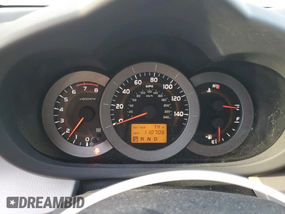 2008 Toyota RAV4 Ltd with VIN JTMZK31V085021409, listed as a Copart auction lot 48679655 with 110,706 mi miles and Salvage Title. Bid and sale history available at carsss.com. Image 9.