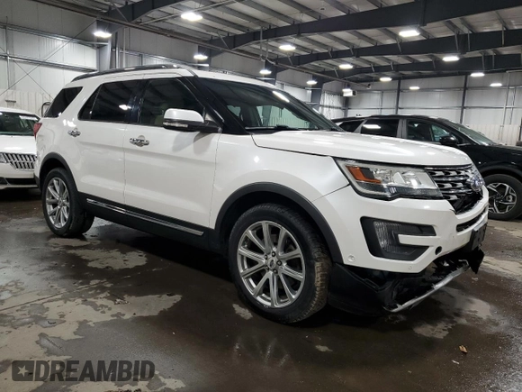 2016 Ford Explorer Limited with VIN 1FM5K8F8XGGA51627, listed as a Copart auction lot 49897945 with 187,919 mi miles and Salvage Title. Bid and sale history available at carsss.com. Image 4.