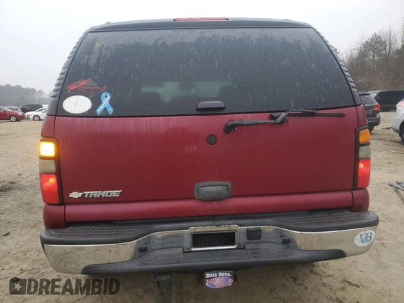 2006 Chevrolet Tahoe LS with VIN 1GNEC13V46R137545, listed as a Copart auction lot 88471995 with 190,496 mi miles and Salvage title. Bid and sale history available at DreamBid. Image 6.