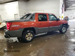 2002 Chevrolet Avalanche with VIN 3GNEK13T32G219648, listed as a Copart auction lot 54231335 with 206,469 mi miles and Clean Title. Bid and sale history available at DreamBid. Image 3.