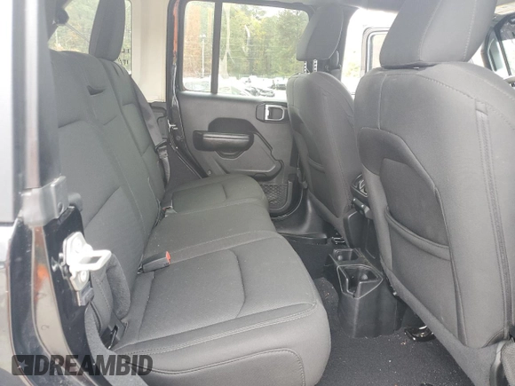 2020 Jeep Wrangler Unlimited Sport Altitude with VIN 1C4HJXDGXLW241744, listed as a Copart auction lot 79903604 with 44,461 mi miles and Salvage title. Bid and sale history available at DreamBid. Image 10.