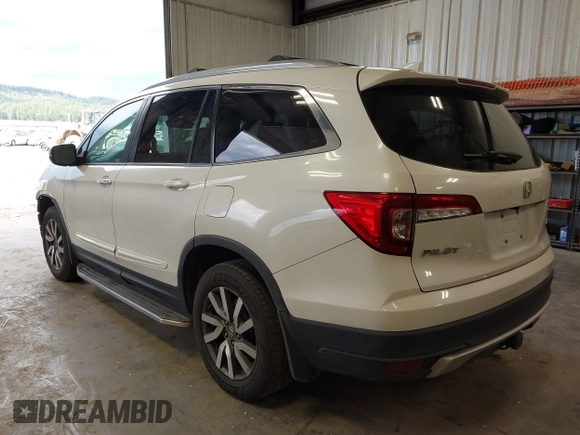 2019 Honda Pilot EX-L with VIN 5FNYF6H54KB043295, listed as a IAAI auction lot 42298547 with 235,343 mi miles and . Bid and sale history available at DreamBid. Image 3.