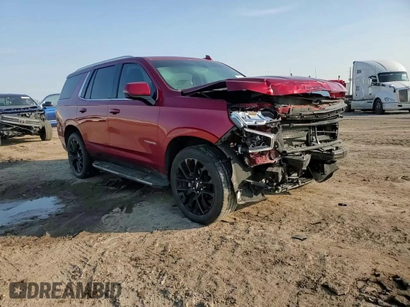 2022 Chevrolet Tahoe LT with VIN 1GNSCNKD0NR105015, listed as a Copart auction lot 46949255 with 28,434 mi miles and Salvage title. Bid and sale history available at DreamBid. Image 12.