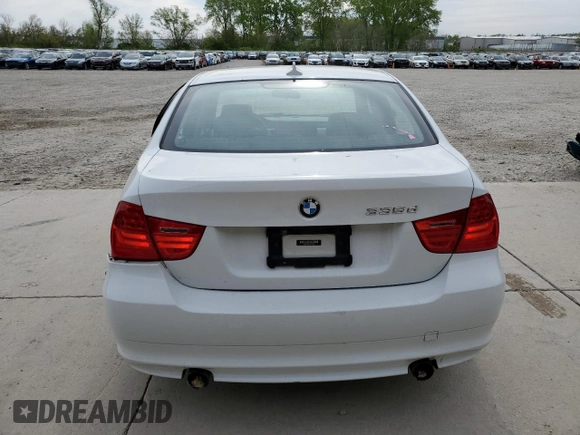 2011 BMW 3 Series 335d with VIN WBAPN7C5XBF183596, listed as a Copart auction lot 55330235 with 103,383 mi miles and Salvage title. Bid and sale history available at DreamBid. Image 6.