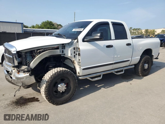 2006 Dodge 2500 SLT z VIN 1D7KS28C76J149088, wystawiony jako Copart lot #58035905 z przebiegiem 157 819 mil mil oraz Szkoda całkowita • Salvage title. Historia ofert i sprzedaży dostępna na DreamBid. Obrazek 1.