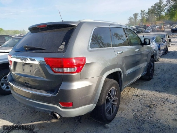 2012 Jeep Grand Cherokee Limited with VIN 1C4RJFBG7CC183921, listed as a IAAI auction lot 42069646 with 139,918 mi miles. Bid and sale history available at carsss.com. Image 4.