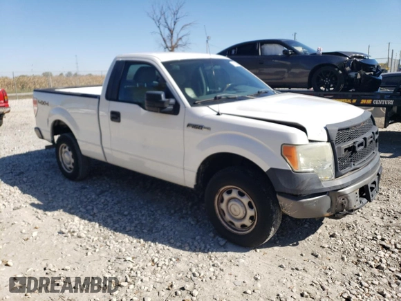 2010 Ford F-150 XL with VIN 1FTMF1EW4AFC63092, listed as a Copart auction lot 76612624 with 124,879 mi miles and Salvage Title. Bid and sale history available at DreamBid. Image 4.