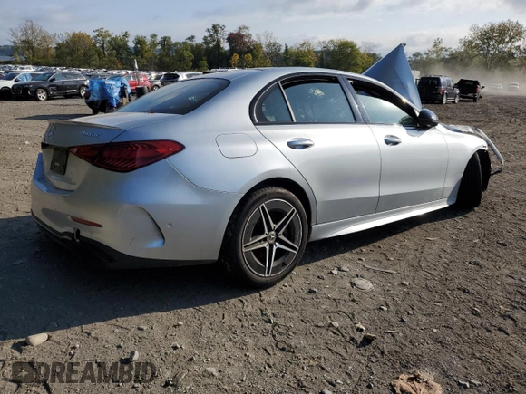 2022 Mercedes-Benz C 300 with VIN W1KAF4HB9NR010440, listed as a Copart auction lot 73680684 with Not Provided miles and Non Repairable. Bid and sale history available at DreamBid. Image 3.