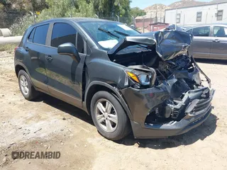 2020 Chevrolet Trax LS with VIN 3GNCJKSB9LL151471, listed as a IAAI auction lot 42217573 with 79,256 mi miles and . Bid and sale history available at DreamBid. Image 1.