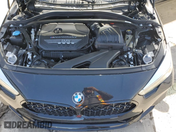 2021 BMW 2 Series M235i xDrive with VIN WBA13AL02M7J66141, listed as a Copart auction lot 44651015 with 22,656 mi miles and Salvage Title. Bid and sale history available at DreamBid. Image 11.