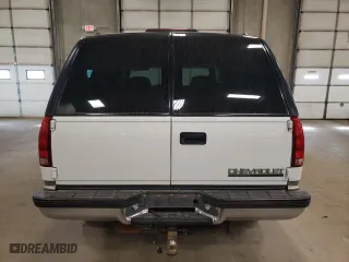 1999 Chevrolet Tahoe Z71 with VIN 1GNEK13R8XJ476282, listed as a Copart auction lot 48573705 with 207,260 mi miles and Salvage Title. Bid and sale history available at carsss.com. Image 6.