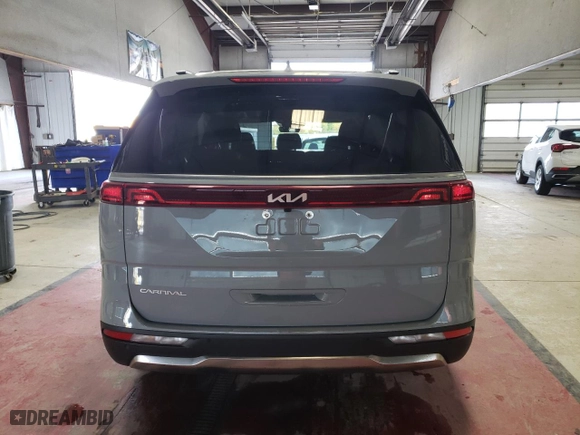 2023 Kia Carnival SX Prestige with VIN KNDNE5H3XP6202788, listed as a Copart auction lot 75321994 with 21,642 mi miles and Salvage Title. Bid and sale history available at carsss.com. Image 6.