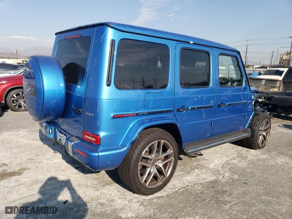 2021 Mercedes-Benz G-Class AMG G 63 with VIN W1NYC7HJ5MX420603, listed as a Copart auction lot 74818134 with 11,648 mi miles and Salvage Title. Bid and sale history available at carsss.com. Image 3.