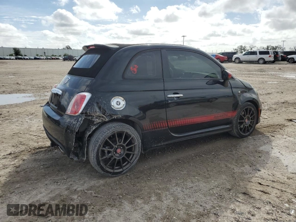 2013 FIAT 500 Abarth with VIN 3C3CFFJH5DT664746, listed as a Copart auction lot 79467384 with 84,548 mi miles and Salvage Title. Bid and sale history available at carsss.com. Image 3.