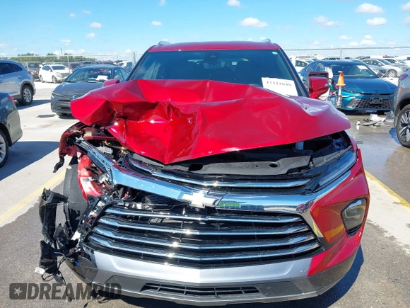 2025 Chevrolet Blazer Premier with VIN 3GNKBLR41SS117549, listed as a IAAI auction lot 42221848 with 4,264 mi miles and . Bid and sale history available at DreamBid. Image 12.