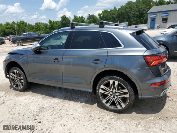 2018 Audi SQ5 Premium Plus with VIN WA1A4AFY7J2146620, listed as a Copart auction lot 57769854 with 64,493 mi miles and Non Repairable. Bid and sale history available at carsss.com. Image 2.