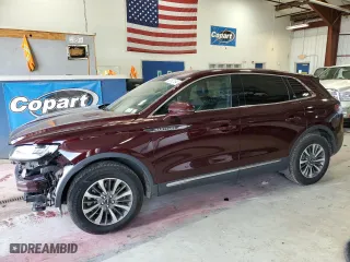 2020 Lincoln Nautilus Standard with VIN 2LMPJ8J96LBL29019, listed as a Copart auction lot 62662184 with 46,420 mi miles and Salvage Title. Bid and sale history available at carsss.com. Image 1.