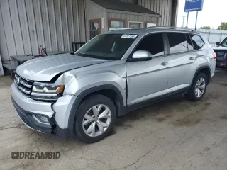 2018 Volkswagen Atlas SEL with VIN 1V2ER2CAXJC508499, listed as a Copart auction lot 55501365 with 183,840 mi miles and Salvage title. Bid and sale history available at DreamBid. Image 1.