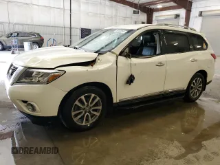 2014 Nissan Pathfinder SL z VIN 5N1AR2MM9EC673308, wystawiony jako Copart lot #58122245 z przebiegiem 114 934 mil mil oraz Szkoda całkowita • Salvage title. Historia ofert i sprzedaży dostępna na DreamBid. Obrazek 1.