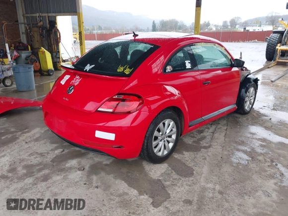 2017 Volkswagen Beetle Fleet with VIN 3VWF17AT6HM614856, listed as a IAAI auction lot 41942634 with 61,872 mi miles and . Bid and sale history available at DreamBid. Image 4.