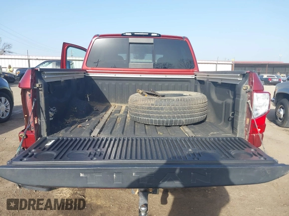 2017 Nissan Titan SV with VIN 1N6AA1E57HN558371, listed as a IAAI auction lot 41785219 with 94,828 mi miles and . Bid and sale history available at DreamBid. Image 16.