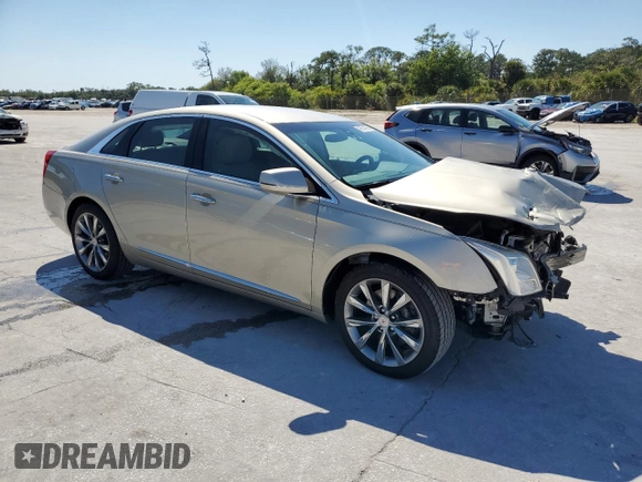 2014 Cadillac XTS with VIN 2G61L5S30E9196697, listed as a Copart auction lot 48574995 with 91,709 mi miles and Salvage Title. Bid and sale history available at carsss.com. Image 4.