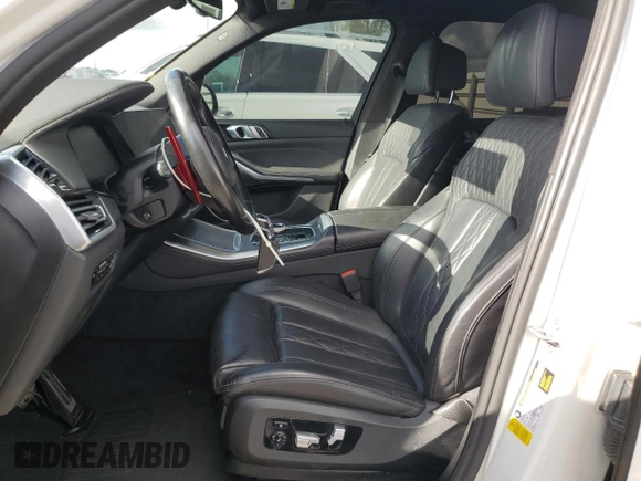 2021 BMW X5 sDrive40i with VIN 5UXCR4C01M9H47230, listed as a Copart auction lot 59798464 with 36,975 mi miles and Salvage title. Bid and sale history available at DreamBid. Image 7.