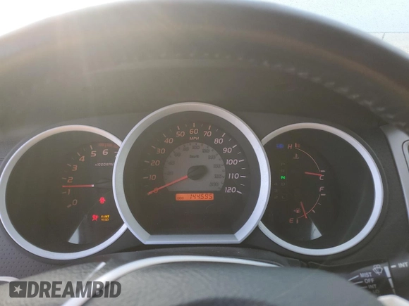 2008 Toyota Tacoma PreRunner with VIN 5TETU62N18Z472703, listed as a Copart auction lot 51036735 with 144,595 mi miles and Salvage Title. Bid and sale history available at DreamBid. Image 9.