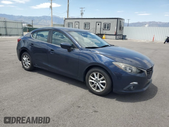 2015 Mazda 3 i Touring with VIN JM1BM1V77F1267454, listed as a Copart auction lot 60651625 with 107,649 mi miles and Salvage title. Bid and sale history available at DreamBid. Image 4.