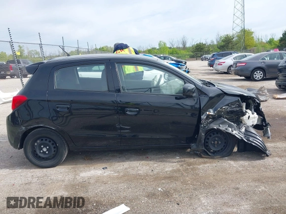 2019 Mitsubishi Mirage ES z VIN ML32A3HJ6KH015050, wystawiony jako IAAI lot #42356249 z przebiegiem 54 075 mil mil oraz . Historia ofert i sprzedaży dostępna na DreamBid. Obrazek 13.