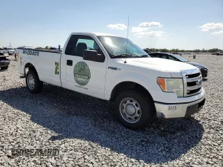 2013 Ford F-150 XL with VIN 1FTNF1CF1DKE06924, listed as a Copart auction lot 54252525 with 222,384 mi miles and Salvage title. Bid and sale history available at DreamBid. Image 4.