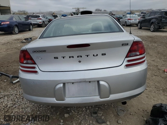 2006 Dodge Stratus SXT z VIN 1B3AL46T86N228152, wystawiony jako Copart lot #85317444 z przebiegiem 162 447 mil mil oraz Szkody całkowita. Historia ofert i sprzedaży dostępna na DreamBid. Obrazek 6.