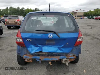 2007 Honda Fit with VIN JHMGD38497S020207, listed as a Copart auction lot 57447875 with 185,603 mi miles and Salvage title. Bid and sale history available at DreamBid. Image 6.