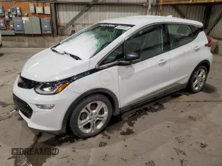 2021 Chevrolet Bolt EV LT with VIN 1G1FY6S0XM4101847, listed as a Copart auction lot 43509955 with 76,129 mi miles and Salvage Title. Bid and sale history available at carsss.com. Image 1.