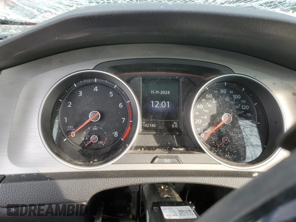 2015 Volkswagen Golf GTI SE with VIN 3VW5T7AUXFM073855, listed as a Copart auction lot 42202325 with 142,140 mi miles and Salvage Title. Bid and sale history available at carsss.com. Image 9.