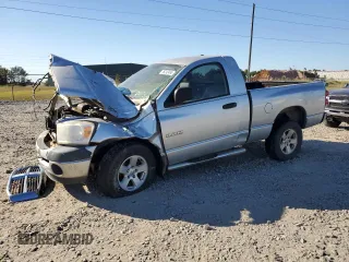2008 Dodge 1500 ST with VIN 1D7HU16N58J123109, listed as a Copart auction lot 76242464 with Not Provided miles and Salvage Title. Bid and sale history available at carsss.com. Image 1.